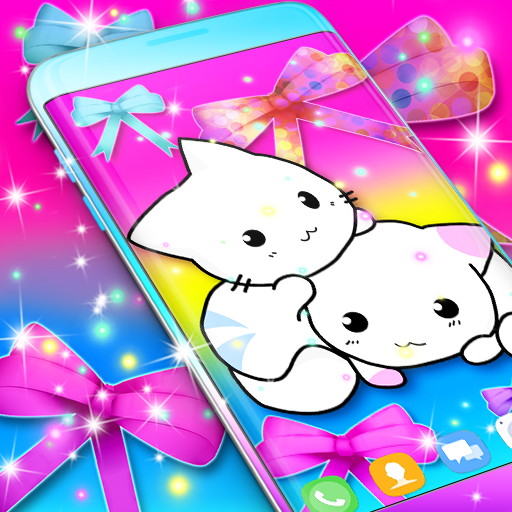 Cute kitty live wallpaper