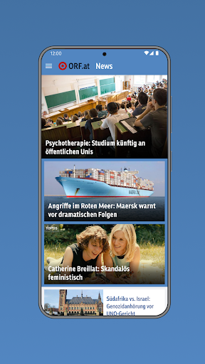 Screenshot ORF.at News