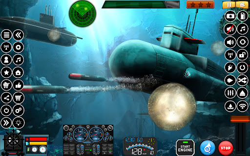 Screenshot Submarine Navy Warships battle