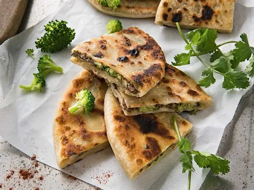 Mushroom Cheese Paratha