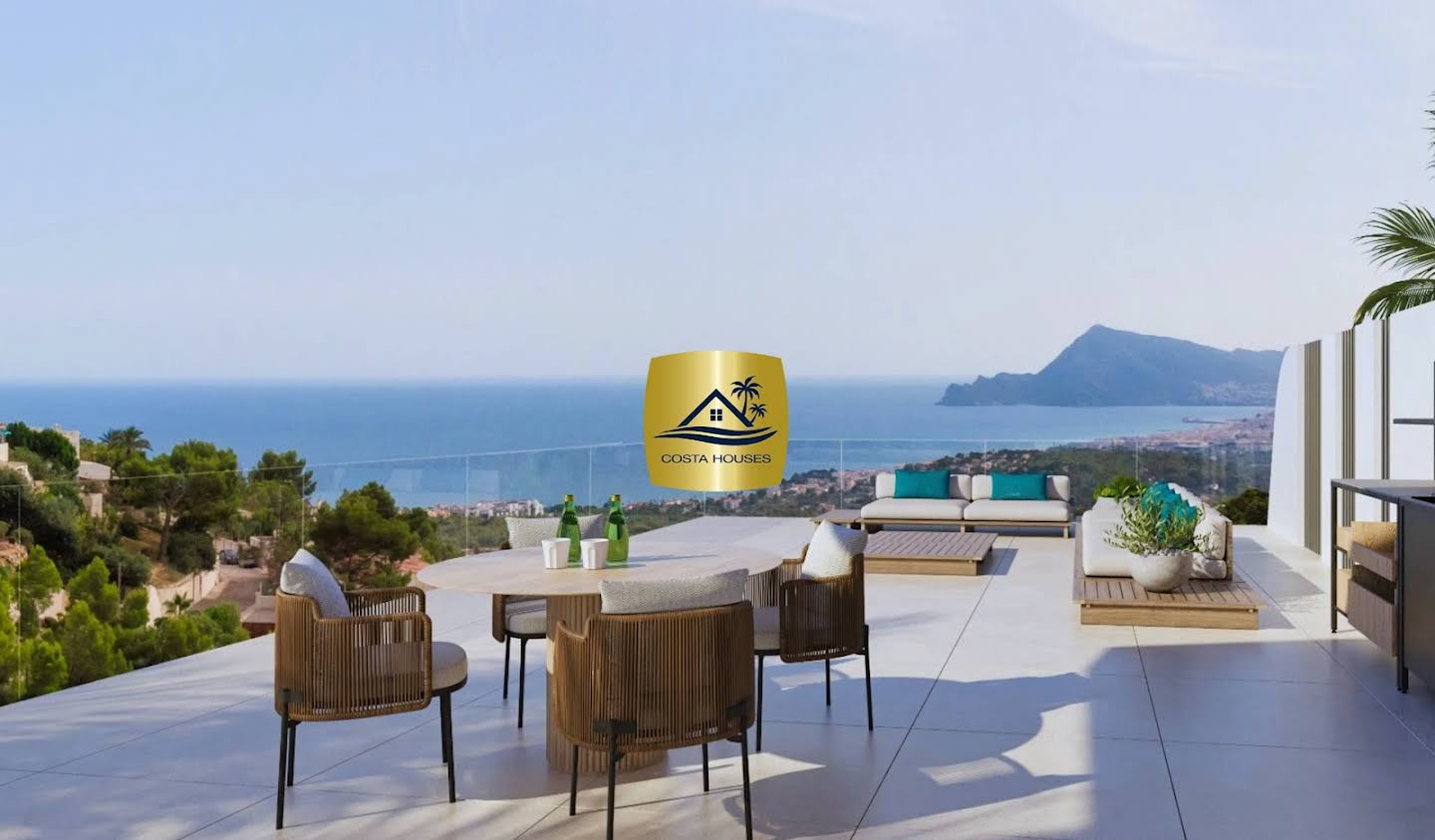 Villa avec piscine et terrasse Altea