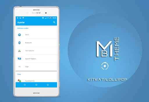 Theme Xperien Minimal-Z Blue