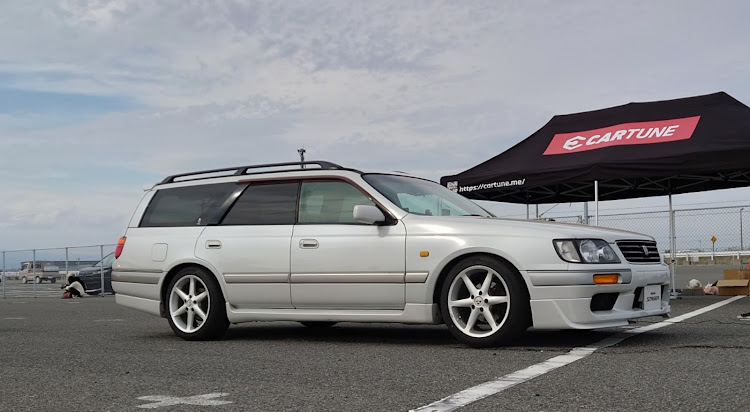 ステージアのPickUpCars2025・ホワイトエアロセレクション・オフ会・ドライブ・PickUpCarsで会いましょうに関するカスタム事例の投稿画像1枚目