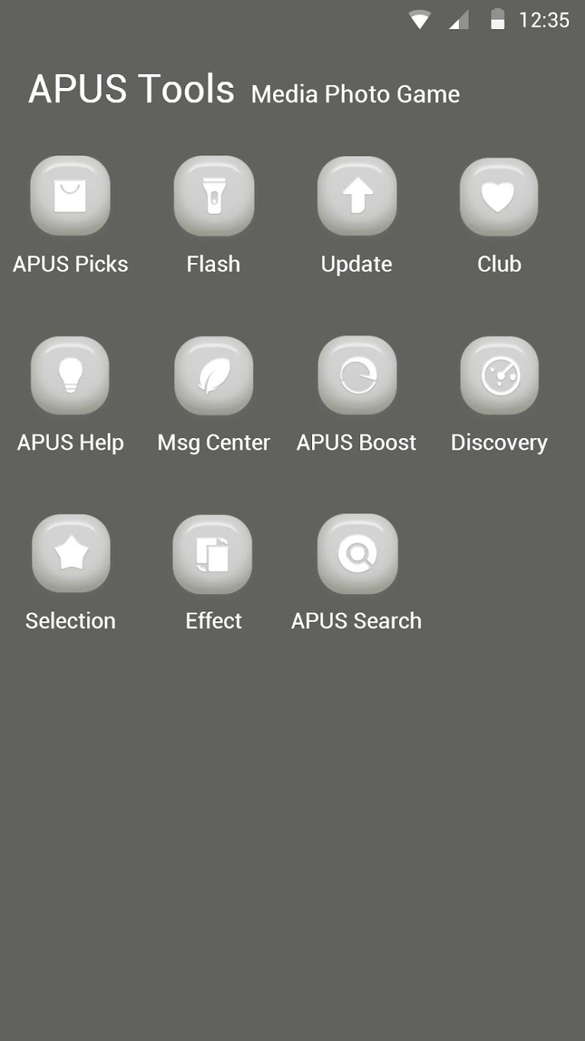 Emerald-APUS Launcher theme Screen 3