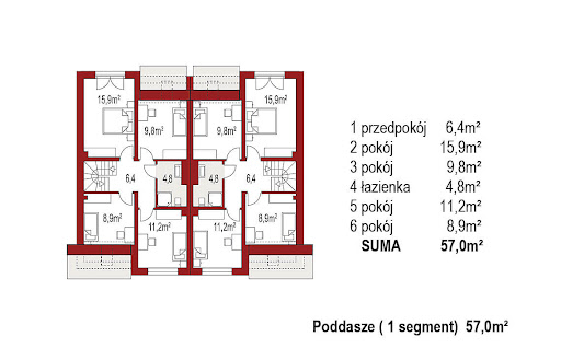 Andrea Bliźniak B - Rzut poddasza