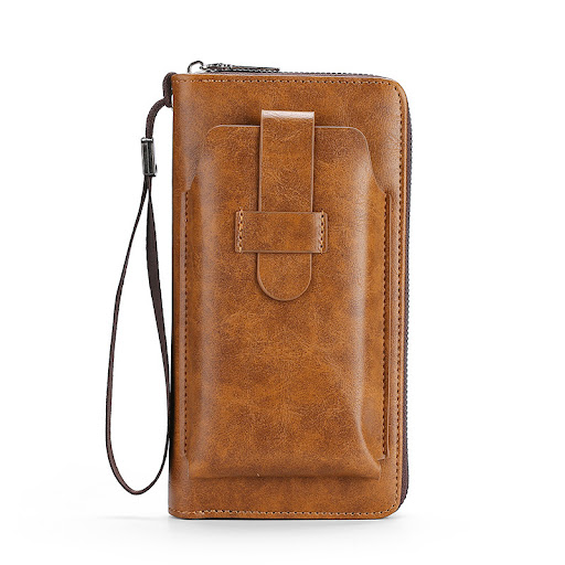 Title 5, Mens Long Wallet with Multi Card Slots and Zip...