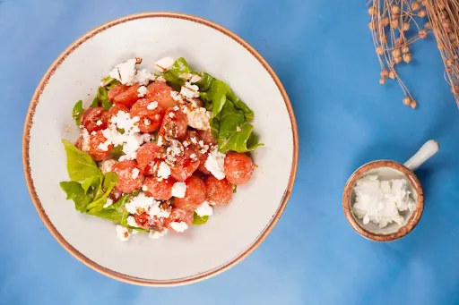 Watermelon Basil Feta Salad