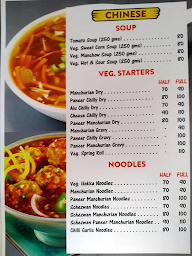 Modi Snacks Point menu 1