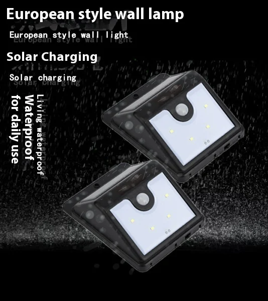 Title 5, Buitenplaats Inductie Solar Wandlamp Efficiënte...