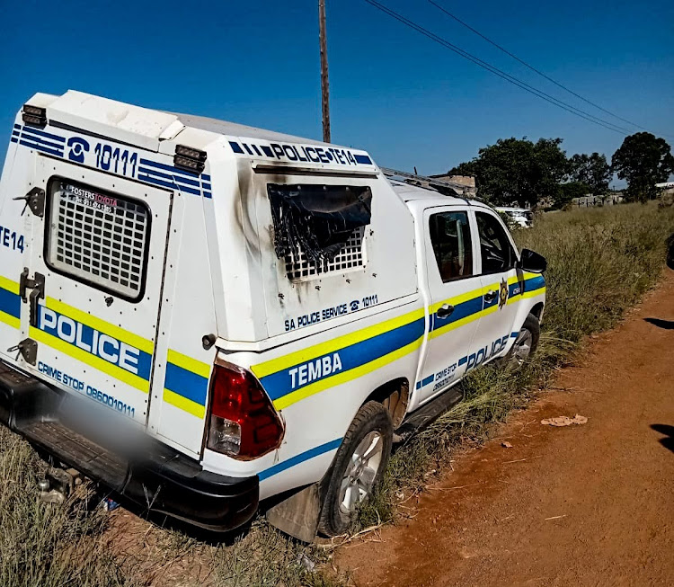 The police van was recovered in Winterveldt, north of Pretoria, on Sunday morning.