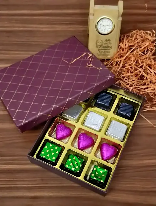 Premium Gift Box Of 12 Assorted Chocolates