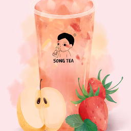 Pear with Strawberry Green Tea 梨不开爱种草莓的小莓莓