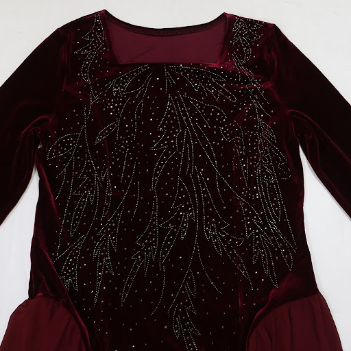 Title 14, Womens Chiffon Stitching Rhinestone Evening Dress