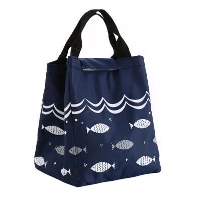Sac isotherme portable, étanche, avec feuille d'aluminium épaisse pour garder les repas frais et conserver la température.