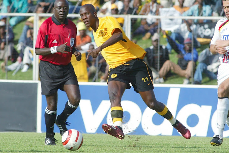 Emmanuel 'Scara' Ngobese in action for Kaizer Chiefs in their Caf Champions League match against Esperance at Olympia Park Stadium in Rustenburg in April 2005.