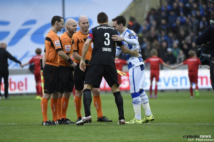 Video: zo deelde Simons vóór Club Brugge-Gent al een psychologisch prikje uit aan Kums