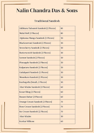 Nalin Chandra Das & Sons menu 2