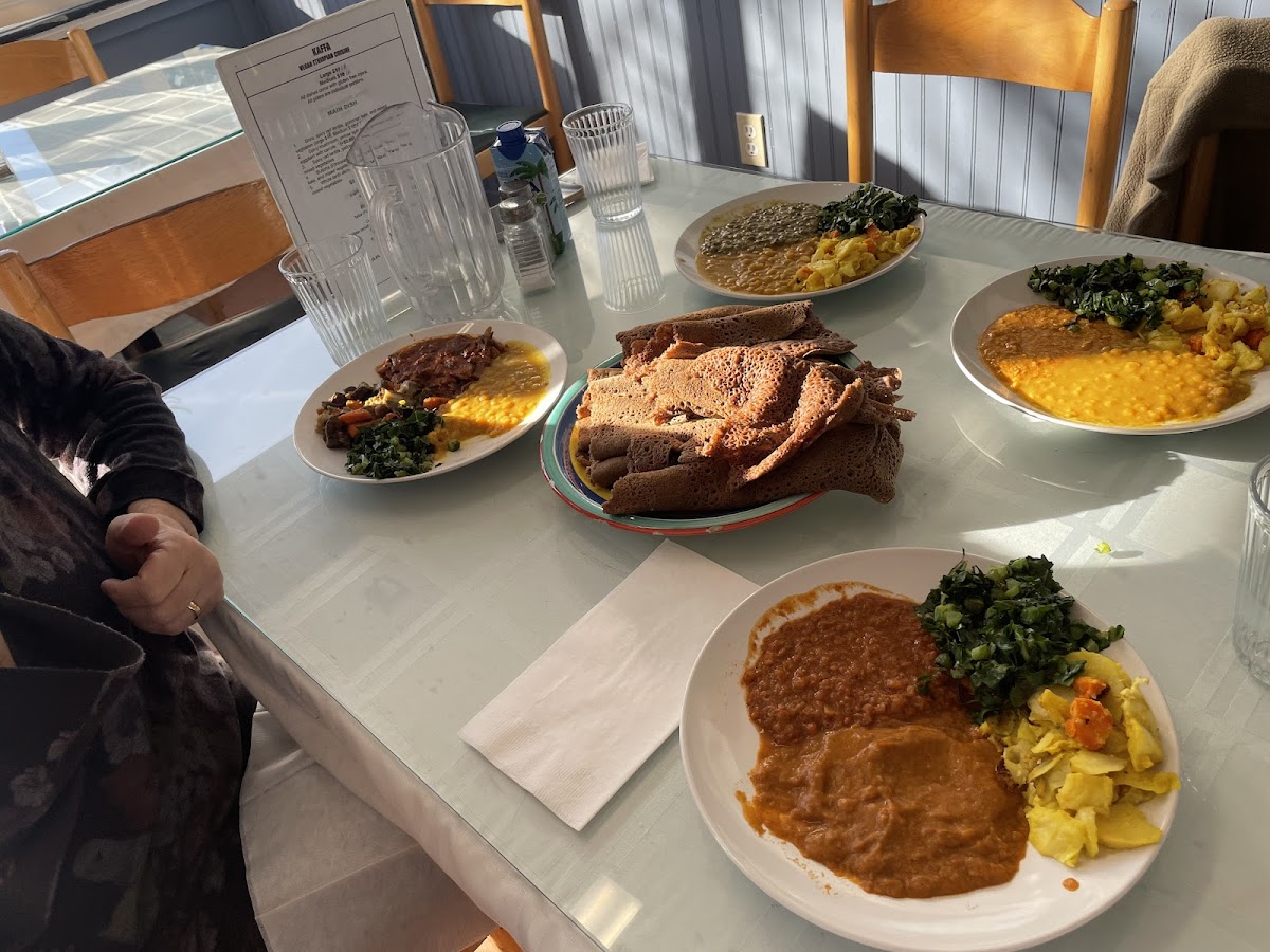 Gluten-Free at Kaffa Ethiopian Cuisine