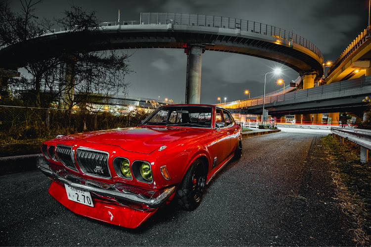 ブルーバードのサメブル・ブルーバード・旧車・左斜め前写真展に関するカスタム事例の投稿画像1枚目