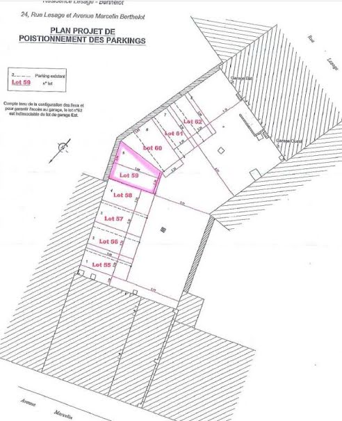 Vente parking   à Limoges (87000), 10 000 €