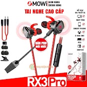 Tai Nghe Gaming Có Mic Rời Xmowi Rx3 - Tai Nghe Gaming Có Dây Plextone G20/G30/G50 Mowi Rx3 Có Mic