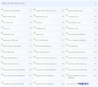 The Lassi Corner menu 1