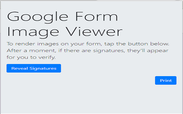 Google Forms Image Viewer