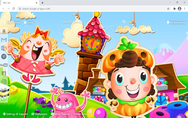 Candy Crush Saga Hintergrund