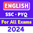 SSC English PYQ 2024 icon