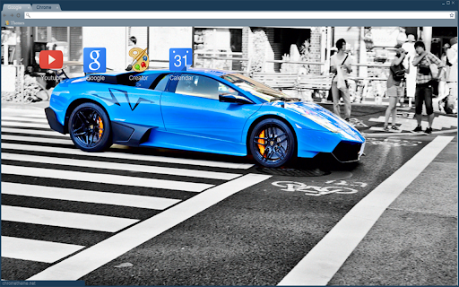 Lamborghini Blue HD