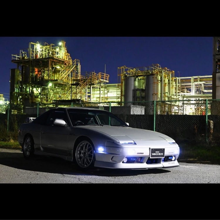 180SXの夜景と愛車・工場夜景・夜間撮影・撮影スポット・撮影ドライブに関するカスタム事例の投稿画像2枚目