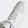 adidas for prada re-nylon forum hi white / white / silver metallic