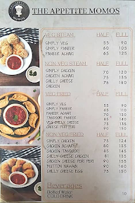 The Appetite Momos menu 2