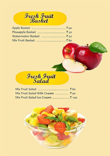 Vaibhavi Food Court menu 