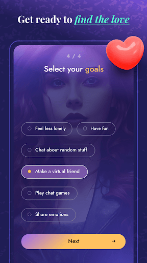 Screenshot My Virtual AI Friend: Chatbot