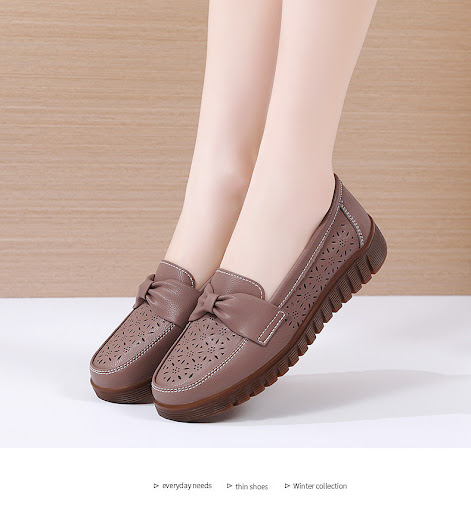 Title 3, Womens soft bottom, non-slip, casual flat shoe...