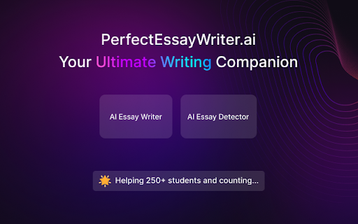 PerfectEssayWriter: Essay Writer & AI Content Detector