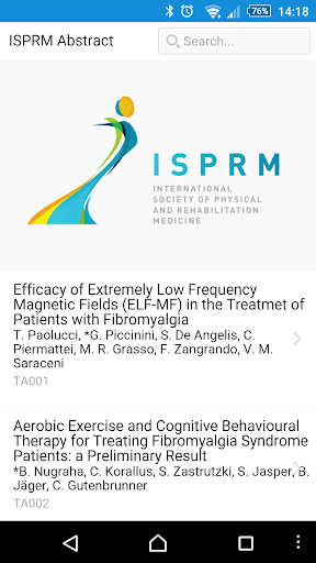 ISPRM Abstracts 2015