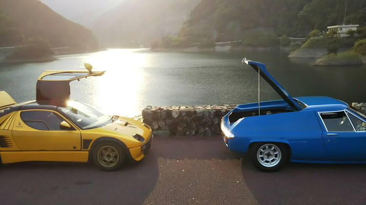 AZ-1のロータスヨーロッパ・X1/9・低い車・有間ダムに関するカスタム事例の投稿画像1枚目