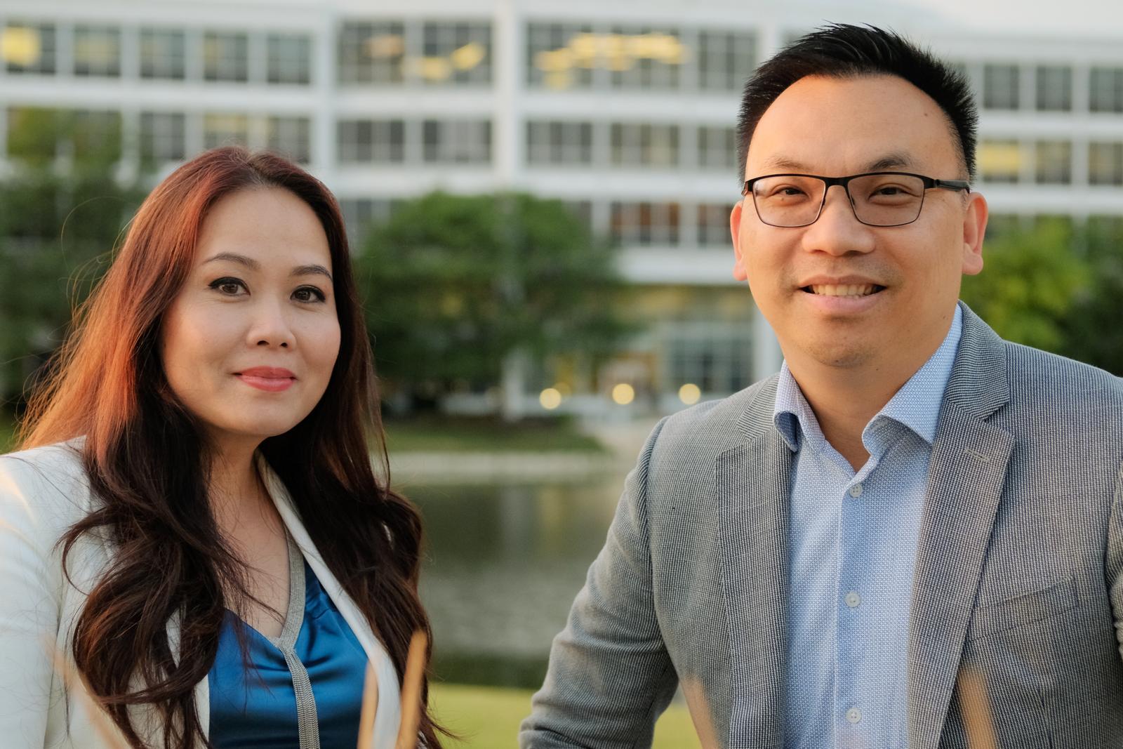 Photo: Delphine Nguyen and Henry Che - co-foudners of Che Capital