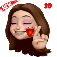 New Funny Emojis 3D Stickers WAstickerapps