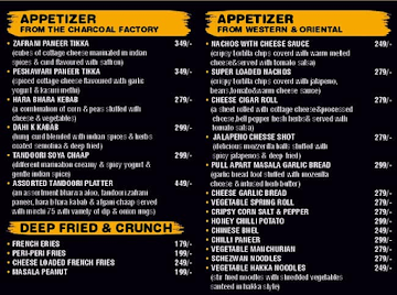 T Square Club Bar Kitchen menu 