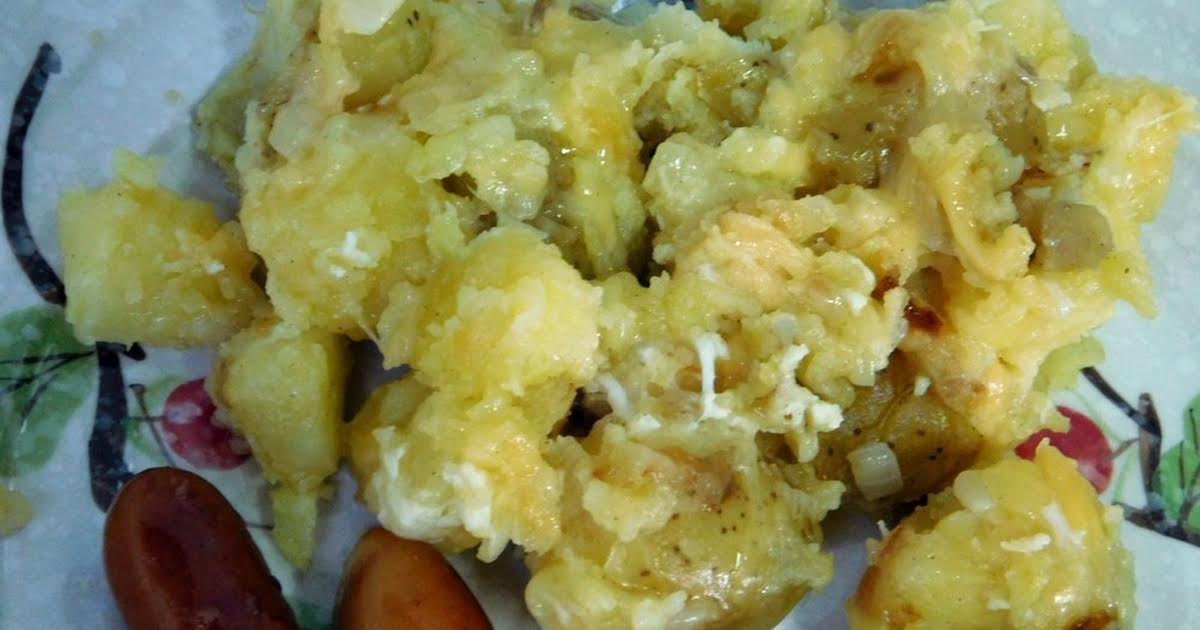 Cheesy Fried Potatoes | Just A Pinch Recipes