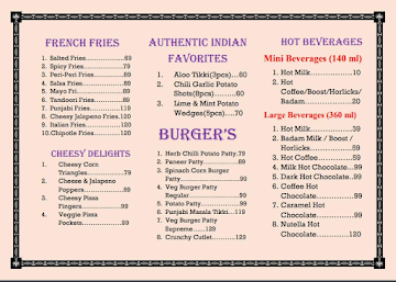 Saanvika Foods menu 