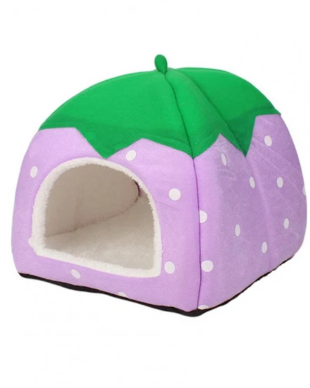 Guinea Pig Hideout Cozy Hideaway Hut for Small Strawberry... - 2