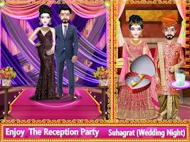 Indian Wedding Dress Up Makeup Screenshot
