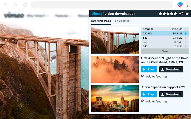 Vimeo için İndirici