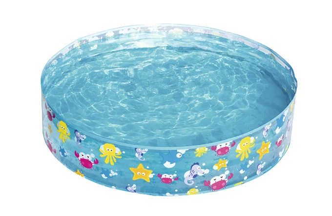 Piccola piscina rigida per bambini e famiglia Ideale per l'estate Offre divertimento acquatico sicuro e facile da montare Perfetta per il relax