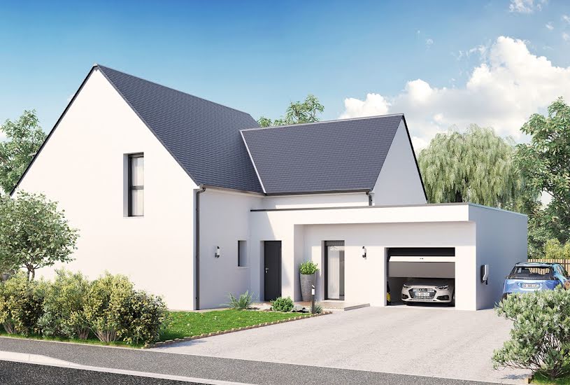  Vente Terrain + Maison - Terrain : 400m² - Maison : 150m² à Guérande (44350) 