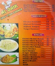 Al Baik Fast Food Corner menu 3